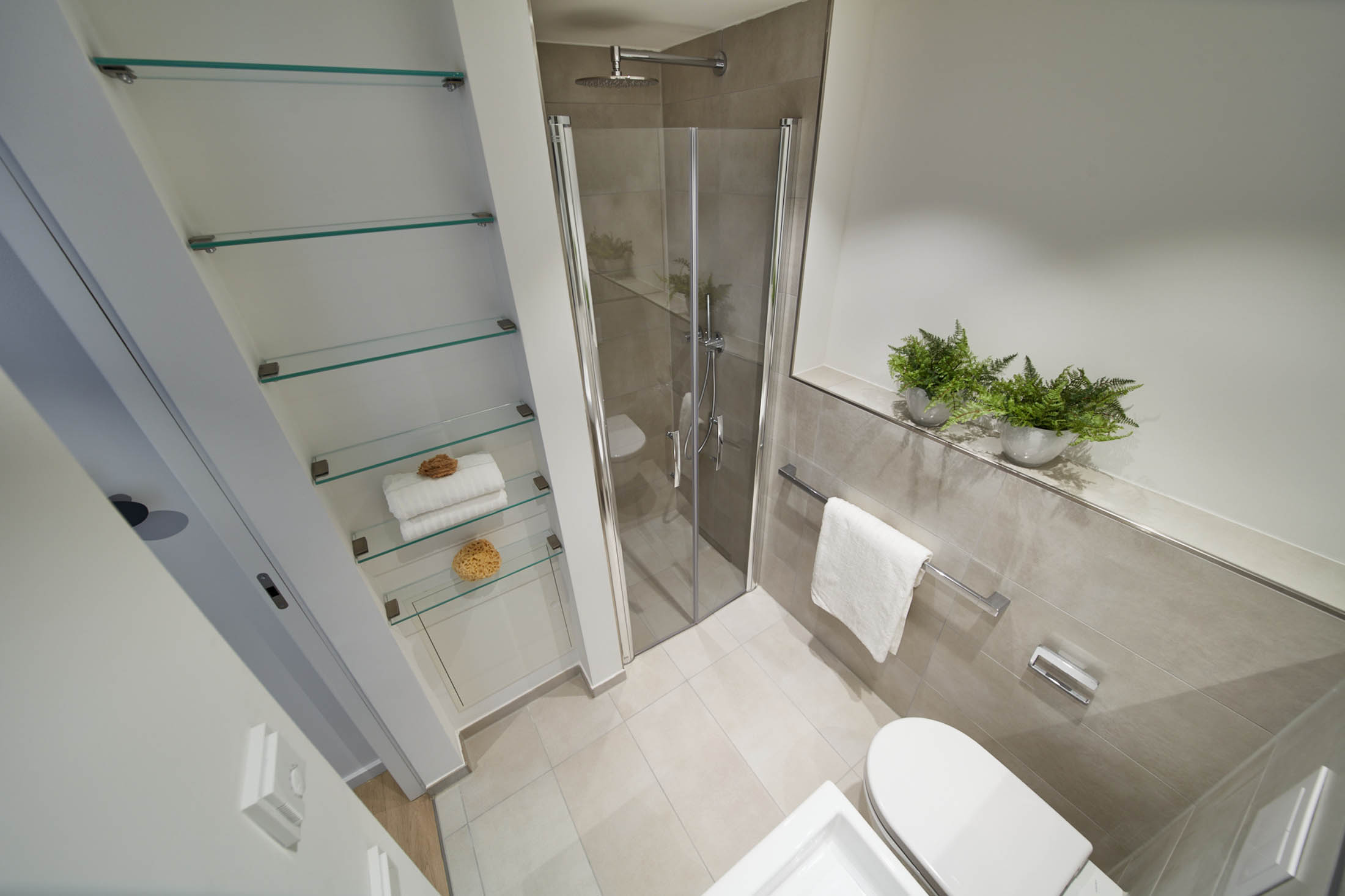 Badezimmer studuimuc Apartments Frankfurt Badezimmer studuimuc Apartments Frankfurt