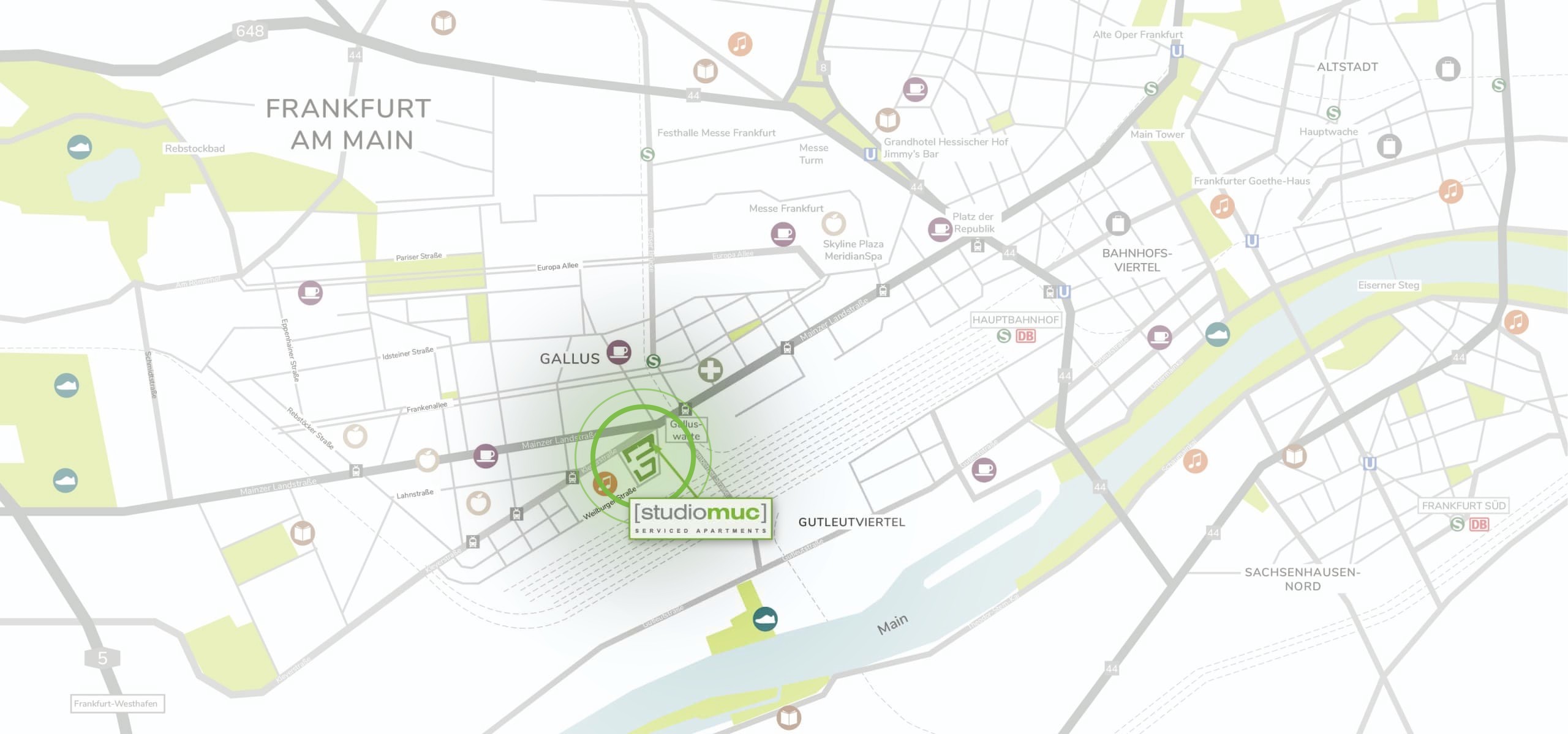 Frankfurt-Landkarte-Umgebung Frankfurt-Landkarte-Umgebung